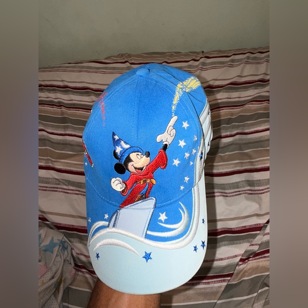 Disney Blue Wizard Hat with Mickey Mouse Design